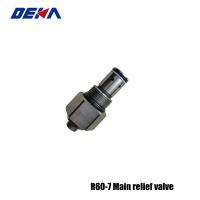 Válvula de relevo principal de bomba hidráulica R60-7 Para peças de potência Equipamento pesado EXCAVATOR Peça sobressalente de motor rotativo