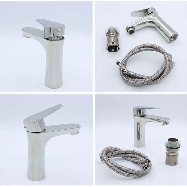 Convenient installation Single Handle Bathroom Faucet Deck Mounted