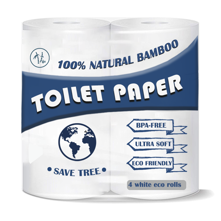 Wholesale Customized 1-4ply Soft Bathroom Tissue Roll Toilet Paper with Soft Texture