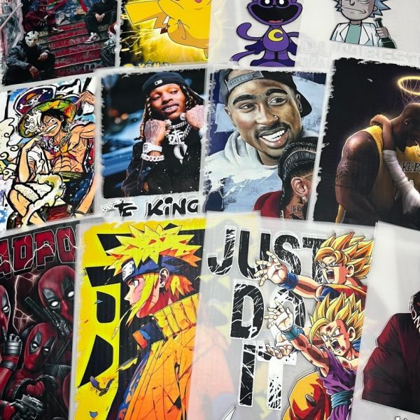 KPop Demon Hunters HUNTR/X Heartthrob DTF Transfers Ready To Press – Trending Designs Custom Iron On Transfer Printing, DTF Heat Transfer Stickers For T Shirts