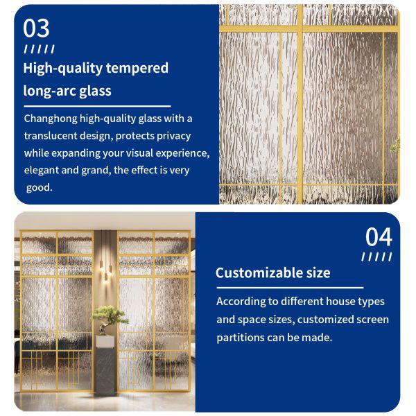 Customize Stainless Steel Wall Partition UV Proof For Living Room And Bedroom