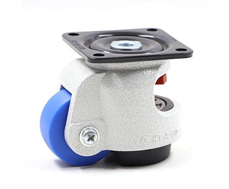 340KG 62mm Leveling Castor Wheels For Display Manufacturing Equipment
