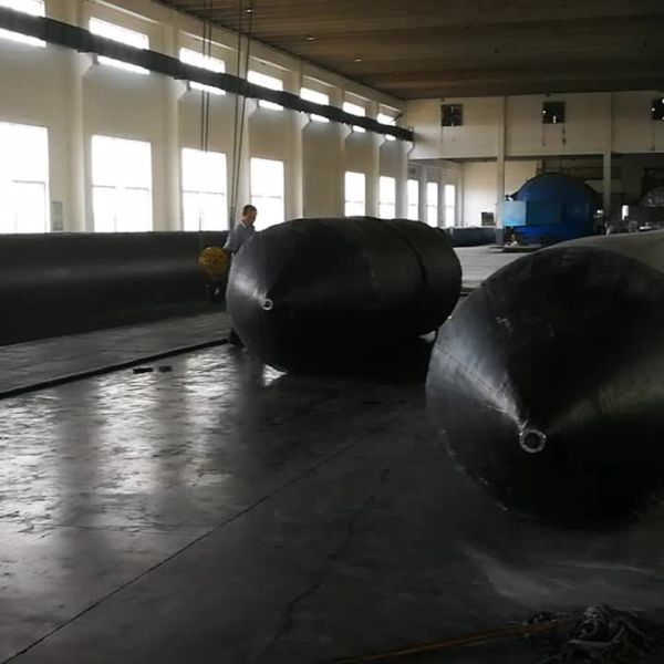 Airbag marino para embarcaciones de lanzamiento de embarcaciones parte de bisagra y material de caucho de nylon duradero