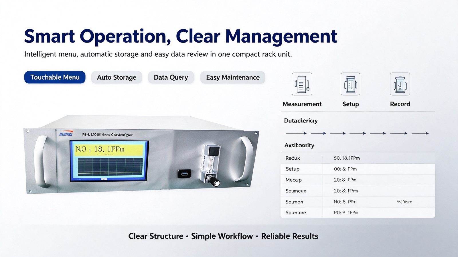 High Accuracy NDIR Industrial Gas Analyzer CH4 CO CO2 NH3 CnHm SF6 SO2 Multi Gas Analyzer