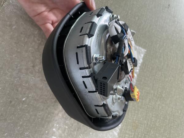 Vehicle Safety System Driver Airbag Assembly Cover Black  For BMW G70 Car