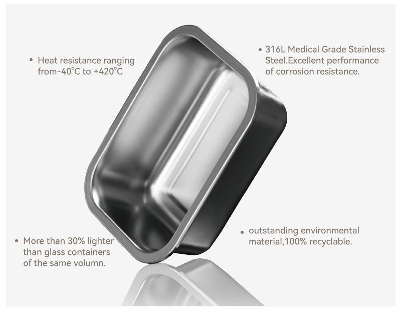 Durable Design Modern Living Stainless Food Containers for Outdoor & Adventure Retailers