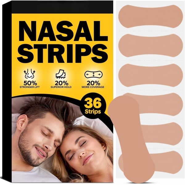 Cross-Border Strong Adhesive Brown Nose Breathing Strips Anti-Snoring Devices to Improve Sleep Ventilation