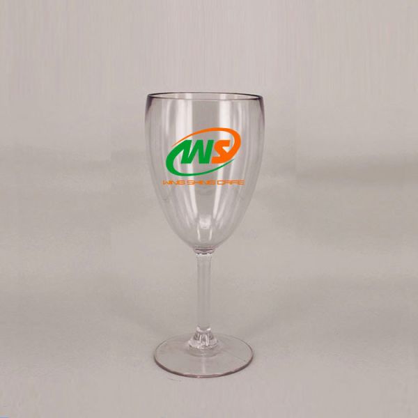 14oz Plastic Drink Glasses Hard Clear Plastic Wine Glasses For Party Bar Events