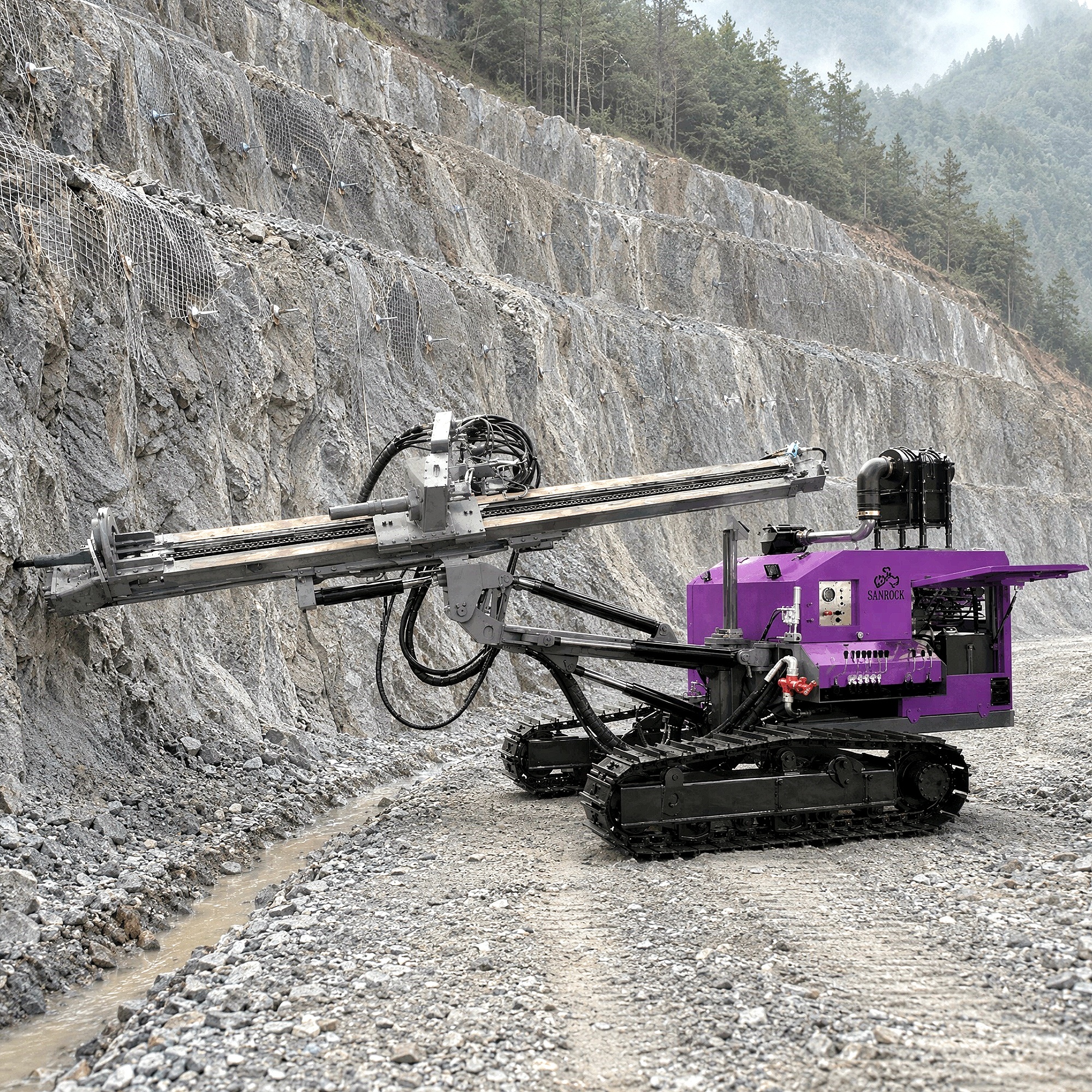 Competitive Price DTH Drilling Rig Hard Rock Blasthole Drilling Rig Equipment Down the Hole Drilling Machine