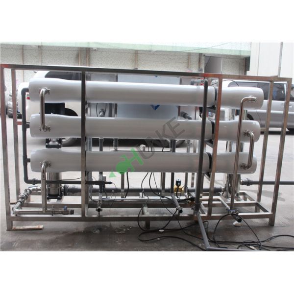 Single Reverse Osmosis Water Purification Equipment , 5 TPH Water Purifying Plant
