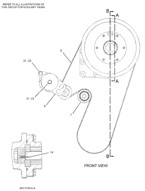 224-9775 Drive Belt Idler Pulley Wheel Tractor Spare Parts For 631E 637E