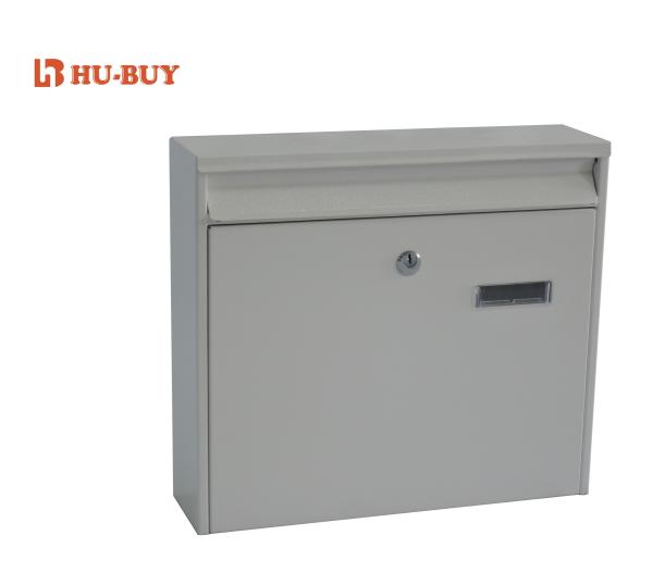 Solid Post Mount Mailbox High Strength Compact Size 36.2x10x32.2cm