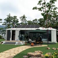 ﻿Romantic Star House Mobile Home Chinese Style Steel Structure with Waterproof Sandwich Panel for Office Building Carport Use