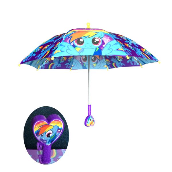 Straight 15 Inch *8k 3D Handle Cute Childrens Umbrella With Lovely Printing