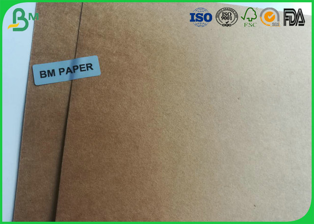 350gsm Трехмерная сплошная доска Коричневая бумага для крафт-бумаги Kraft Wood Pulp Material