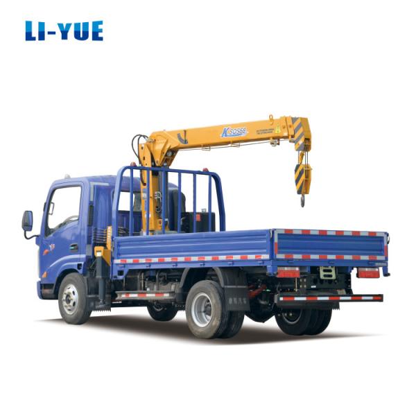 4ton Mini Hydraulic Straight Boom Crane With 6.8 T.M Rated Lifting Moment