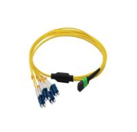 MPO/MTP - corde de correction optique de tronc de fibre de LC LSZH/PVC
