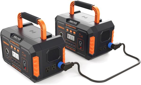 Solar Charging Power 512 Wh Outdoor Camping Power Supply 6.1kg