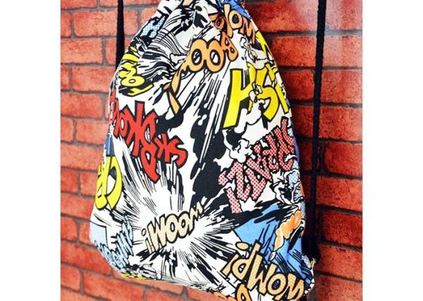 Water Resistant Sports Backpacks Wear Resistant Hot Transfer Printing