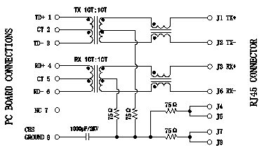 степень 10/100M вертикальная RJ45 Jack 180°