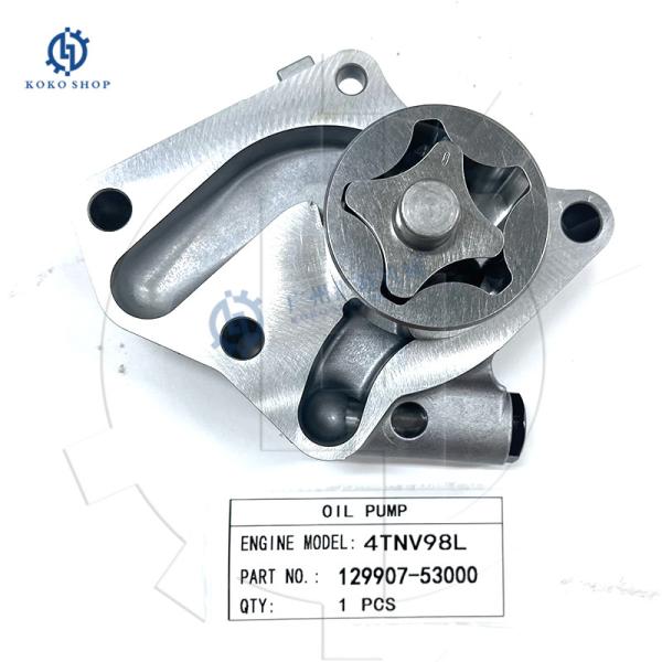 129907-53000 129907 Engine Oil Pump 4TNV98L Diesel Engine Parts For Yanmar Excavator Engine Spare Parts