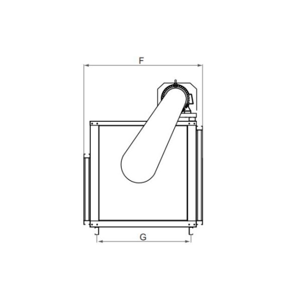 Fire Fighting AC 480mm Cabinet Centrifugal Exhaust Fan Blower
