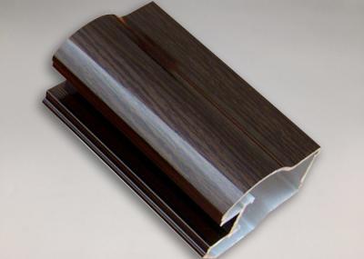 Customized Wood Effect Aluminium Window Extrusion Aluminum Door Frame Profile