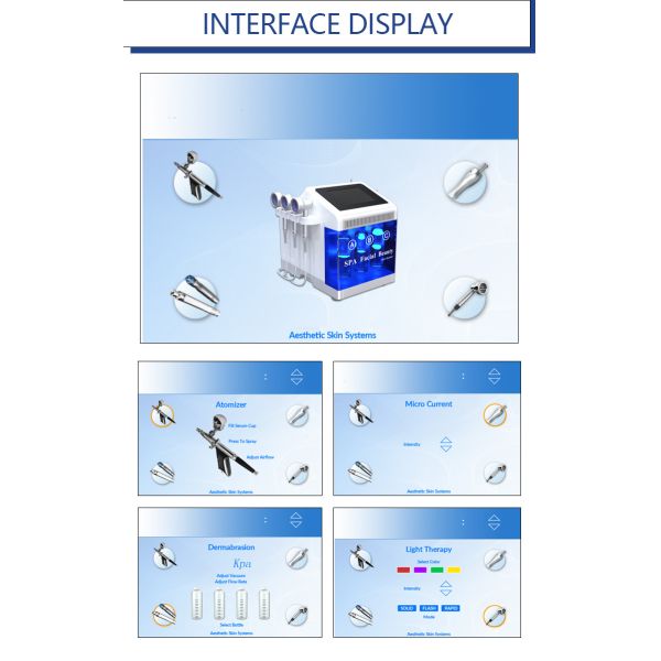 Машина 7 красоты гидры спа лицевая в 1 корейской заботе кожи Aqua для салона