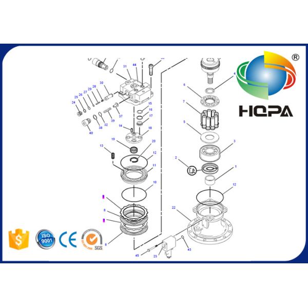 Плита 099-6531 разделителя экскаватора КАТ 312 312Б 312БЛ 312К 312КЛ