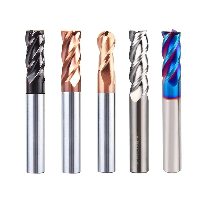 Торцевая фреза Cortadores битов маршрутизатора CNC Endmill карбида вольфрама каннелюры HRC65 4 для нержавеющей стали
