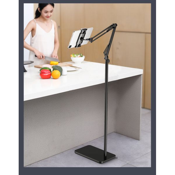 180cm Aluminum Phone Stand Holder 360 Degree Adjustable