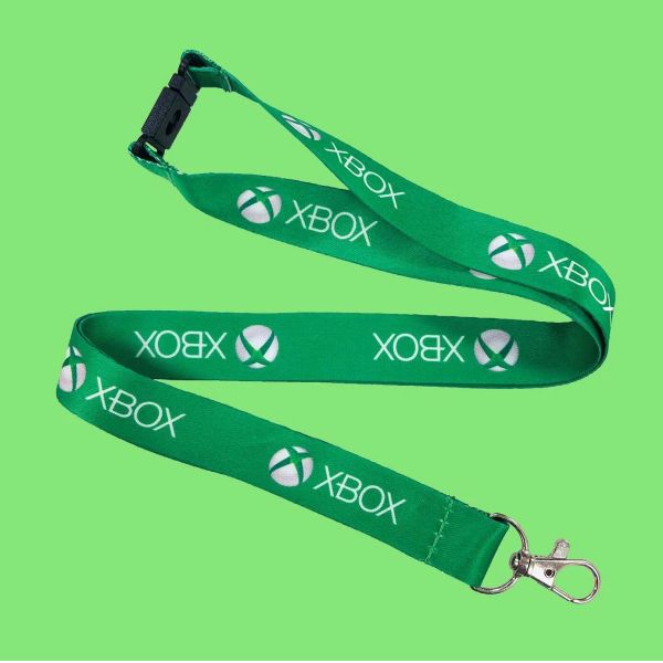 Xbox Double Sided ID Lanyard Badge neck straps Lightweight Logo Printed safety Lanyard with Quality Printing