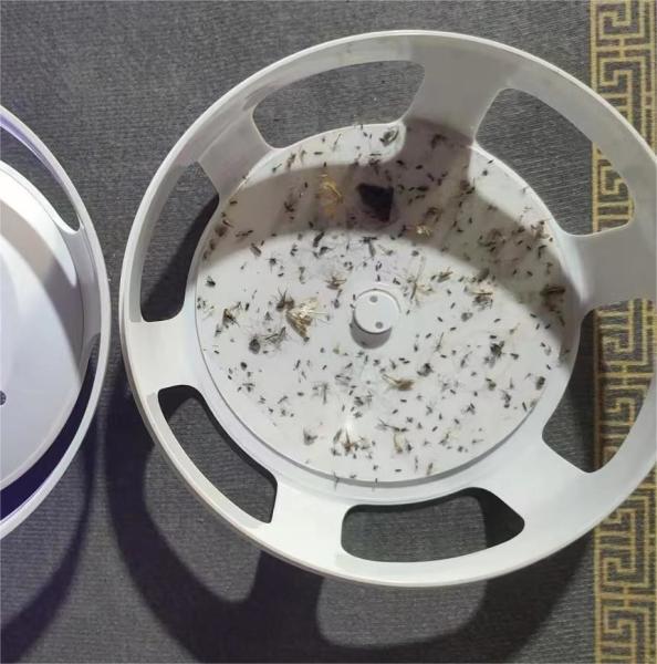 Sticky Type Mosquito-killing Lamp Warm Light Flea Moth Gnat Catcher Indoor Sticky Pad Trap with ABS Electronic Parts