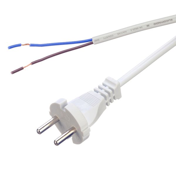 Top Rated SNI Standard 10A 2 Pin Prong H05vvh2 f 2x0.75mm2 AC Power Cable for Your Home Kitchen Appliances