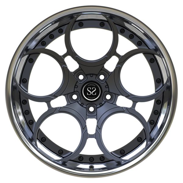 Отполированный 2 выкованным частям катит 19 расположенные ступенями дюймами спицы орудийного металла для шагнутого Supra Тойота