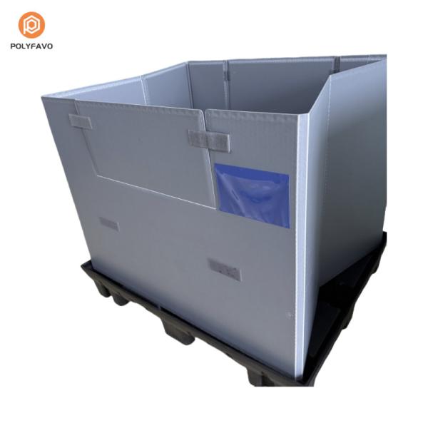 1200x1000x900mm Stackable HDPE Transparent Plastic Sleeve Packaging