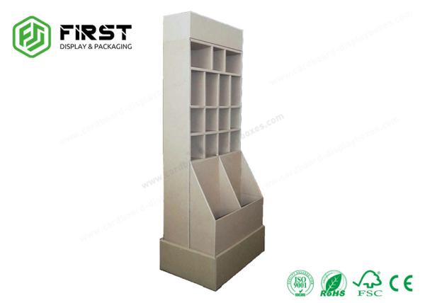 Customized Color Printing Folding Cardboard POP Displays Paper Floor Stand