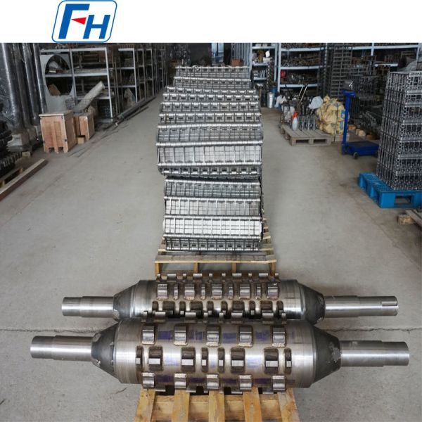 Anti Slip Cast Drive Roller Cast Link Belt High Strength For Large Grain Materials