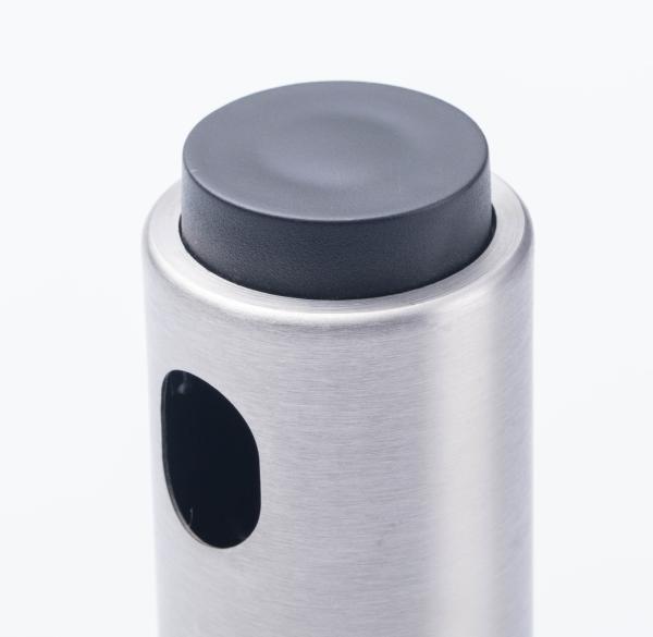 Utensílio de churrasco de aço inoxidável para churrasco Dispensador de óleo recarregável Vidro plástico Vinagre Garrafa pulverizadora de óleo