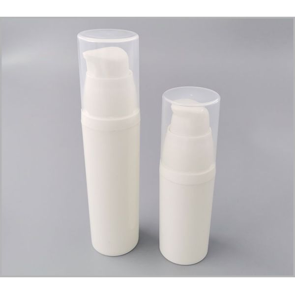 Lotion Pump Pressure 15ml Airless Dispenser Bottles Empty Screen Printing