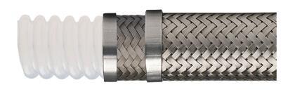 Stainless Steel High Pressure Wire Braided Corrugated PTFE Flex Hose