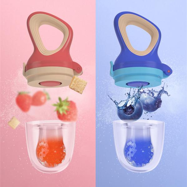 PP Red Infant Pacifier Safe For Newborn Teething Newborn Teethers Toy Fruit Food Feeder