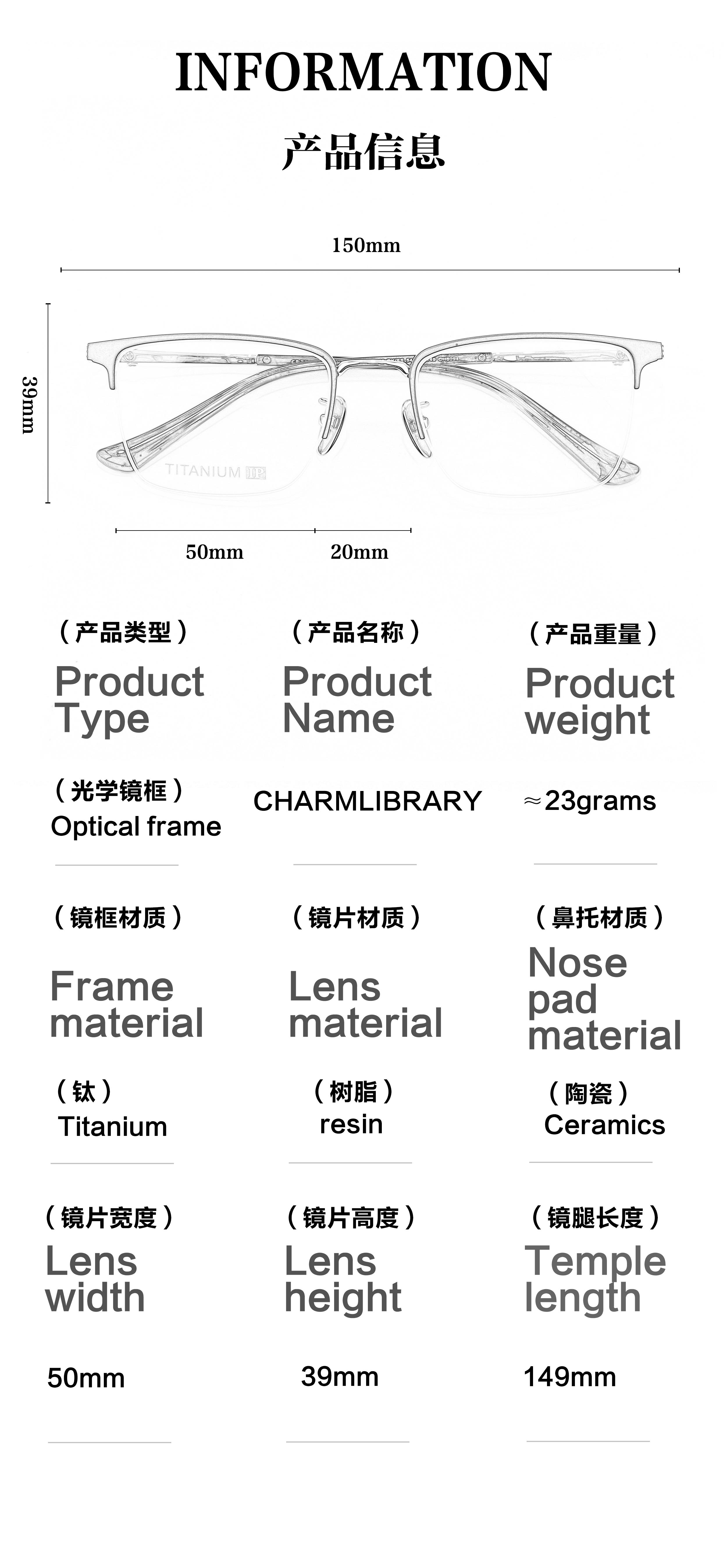 Half Frame Business Korean Style Gentleman Men Luxury Brand Optical Prescription Presbyopia Multi Focus Fashion Reading Glasses