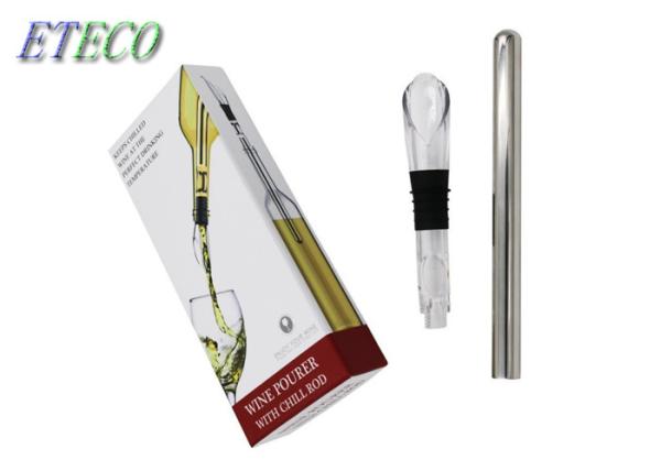 Whiskey Cooling Wine Chiller Stick Reusable Cleaning Rods Shape BPA Free