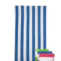 As toalhas de praia maiorias da listra da camurça de Microfiber da sublimação personalizaram