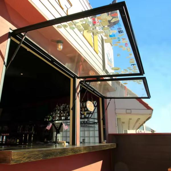 High Security Aluminum Frame Tilt And Turn Window with Single Awing