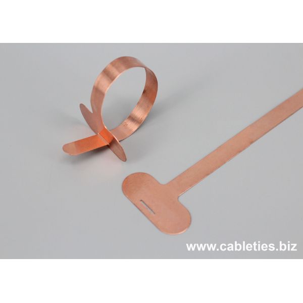 Metal Copper marker cable tie plate in cable management