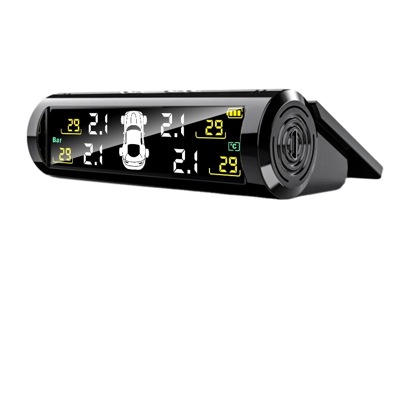 New JYS S7 Car TPMS Tire Pressure Monitor with External Wireless Solar Sensor Plastic Universal Fitment 12V 1y Warranty