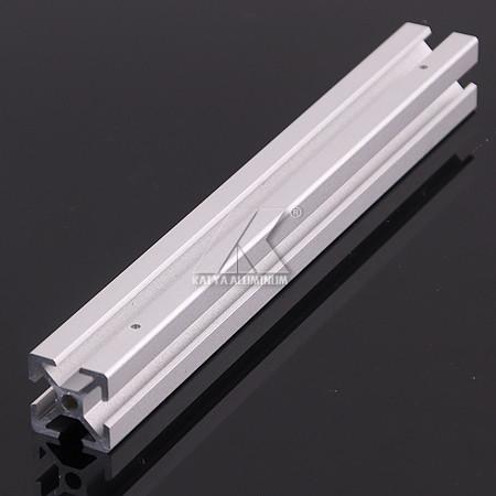 Punching CNC Extruded Aluminum T Slot With Sand Blasting Aluminum Profile