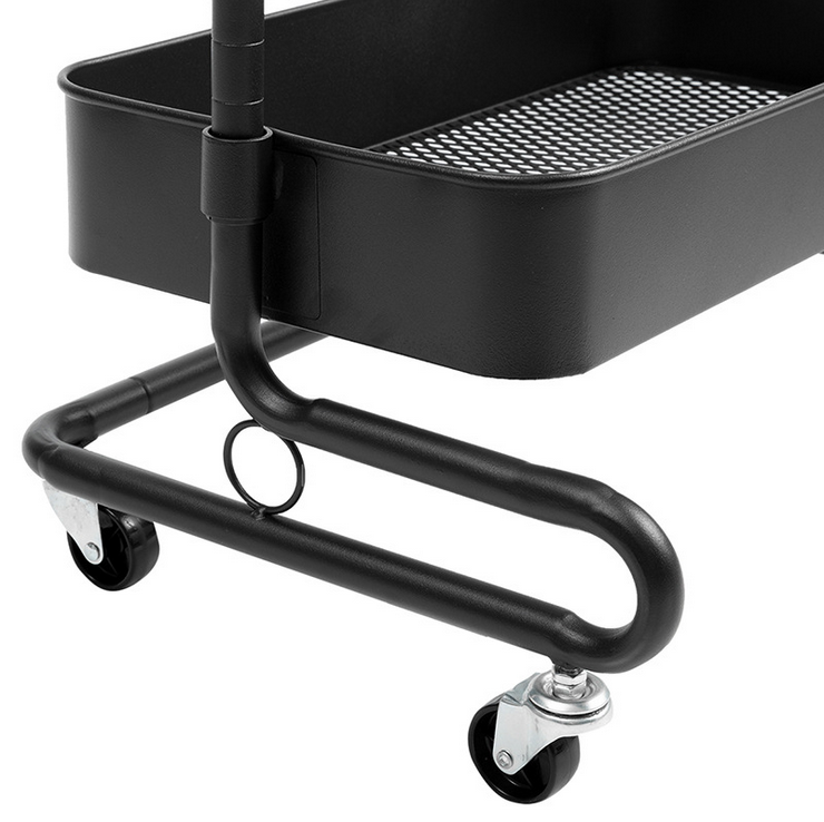 Mobile 61.5cm Length 45kg Bearing Steel Clothes Rack